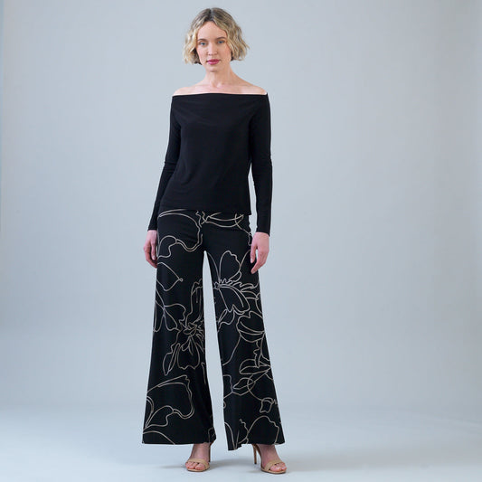 Modern Off Shoulder Top - Black | Clara Sunwoo Deals