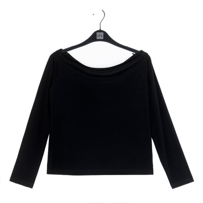 Modern Off Shoulder Top - Black | Clara Sunwoo Deals